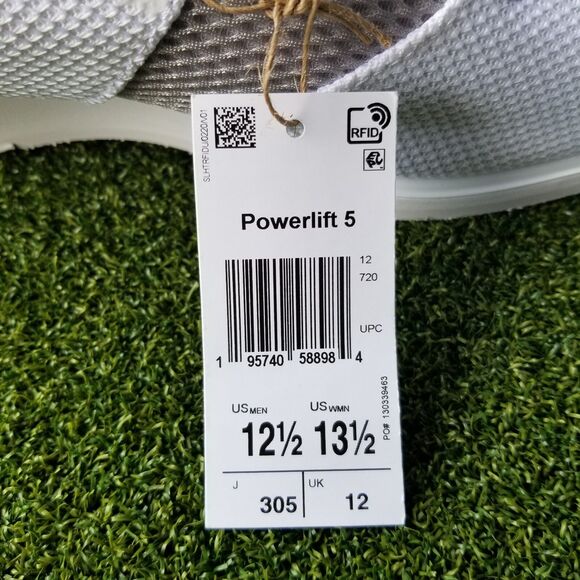 Adidas Powerlift 5 Powerlifting Weightlifting Shoes White GY8919 Mens Size 12.5 - Picture 6 of 10
